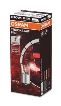 Автолампа Osram R10W BA15s 12,5 W прозрачная OSRAM 5637TSP (фото 1)