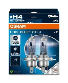 Лампа фарна H4 12V H4 12V 100/90W P43t COOL BLUE BOOST Next Gen компл. (вир-во) OSRAM 62193CBB-2HB