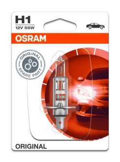 Лампа фарна H1 12V 55W P14,5s ORIGINAL LINE (1 шт) blister (вір-во) OSRAM 6415001B