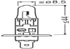 Лампа фарна H1 12V 55W P14,5s ORIGINAL LINE (1 шт) blister eco-упаковка OSRAM 64150-1BL (фото 2)