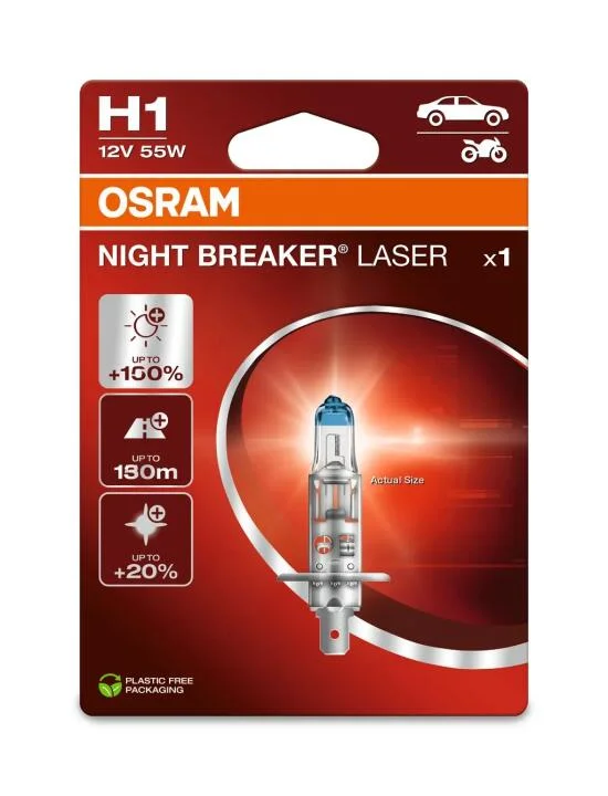 Автолампа галогенова 55W OSRAM 64150NL-1BL (фото 1)