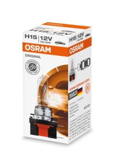 Лампа H15 55/15W 12V PGJ23T-1 10X10X1 STANDARD OSRAM 64176