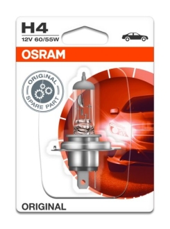 Лампа фарна H4 12v 60/55w P43t (1 шт) blister (вір-во) OSRAM 64193-01B (фото 1)