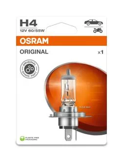 Автолампа Osram H4 12V 60/55W P43t OSRAM 64193-1BL