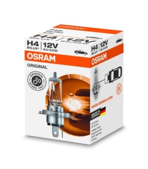 Лампа фарна H4 12v 60/55w P43t (вір-во) OSRAM 64193