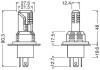 Комплект ламп (2шт.) LED H4/H19 19W 12V P43t 6500К OSRAM 64193DWESYHCB (фото 3)