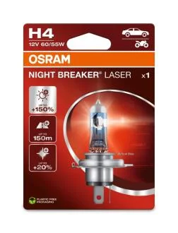 Автолампа Osram H4 12V 60/55W P43t NEW OSRAM 64193NL-1BL