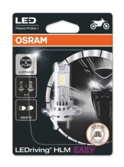 Автолампа LEDriving (H7/H18 16W 12V 6500К PX26D) OSRAM 64210DWESY-01B