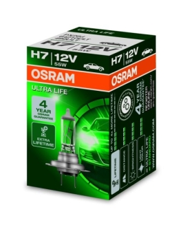 Автолампа Ultra Life H7 PX26d 55 W прозрачная OSRAM 64210ULT