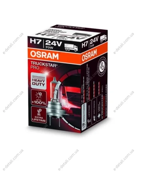 Автолампа Osram Truckstar Pro H7 PX26d 70 W прозрачная OSRAM 64215TSP (фото 1)