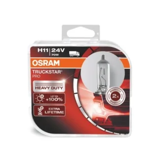ЛАМПА H11 24V 70W PGJ19-2 DUO TRUCKSTUR PRO OSRAM 64216TSPHCB