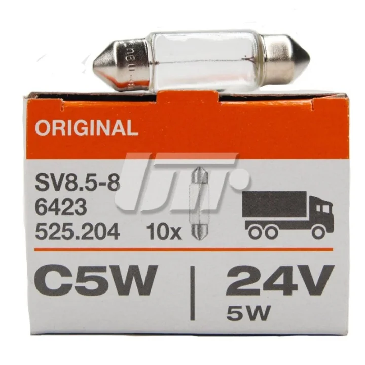 Автолампа Osram C5W SV8,5-8 7 W прозрачная OSRAM 6423 (фото 1)
