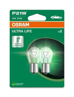 Автолампа Osram 21W 12V BA15S OSRAM 7506ULT-2BL