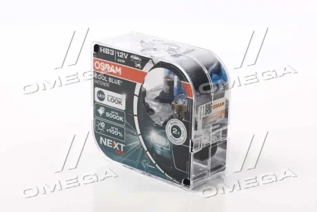 Лампа фарна HB3 60W 12V P20D COOL BLUE INTENSE Next Gen компл. (вір-во) OSRAM 9005CBN-HCB