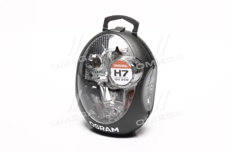Лампа фарная (набор) H7 12V 55W PX26d (выр-во) OSRAM CLKMH7