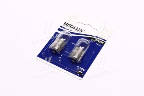 Лампа допоміжн. освітлення R10W 12V 10W ВА15s(blister 2шт) (вир-во Neolux) OSRAM N245-02B