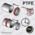 Сальник FRONT FORD, PSA 35X50X7/AW RD PTFE (вир-во) Payen NA5323 (фото 2)