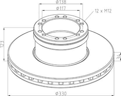 Гальмівний диск PE AUTOMOTIVE 10620600A