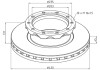 Гальмівний диск PE AUTOMOTIVE 46610200A (фото 1)