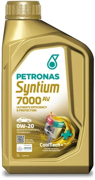 Олива моторна SYNTIUM 7000 AV 0W-20 SN+ (1L) Petronas 70410E18EU (фото 1)