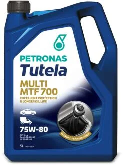 Олива 75W80 TUTELA MULTI MTF 700 (5L) (API GL-4/Fiat 9.55550-MZ12/BMW MTF LT-2/LT-3/LT-4) Petronas 76640M12EU