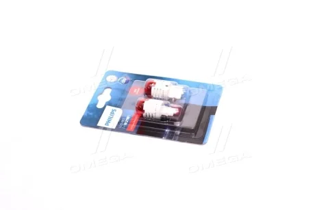 Светодиодная лампа W21 LED red Ultinon Pro3000, 12V, 1,75W W3x16d компл. (выр-во Philips) PHILIPS 11065U30RB2