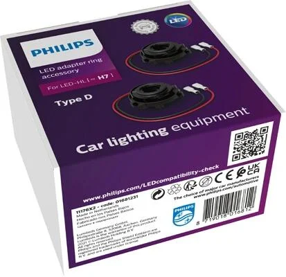 Кольцо-коннектор автомобильной светодиодной (LED) лампы PHILIPS 11176X2 (фото 1)