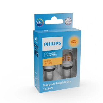 LED P21/5W amber Ultinon Pro7000 SI 12/24V PHILIPS 11499AU70X2