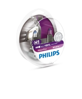 Лампа розжарювання H1VisionPlus12V 55W P14,5s (вир-во) PHILIPS 12258VPS2