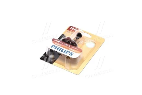 Автолампа Philips Vision H4 P43t-38 55 W 60 W прозрачная PHILIPS 12342PRB1