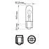 Автолампа Philips Vision W2W W2x4,6d 2 W прозрачная PHILIPS 12505CP (фото 3)