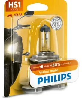 Автолампа Philips HS1 PX43t 35 W прозрачная PHILIPS 12636BW