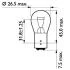 Лампочки освітлення, ксенон, LED PHILIPS 13499B2 (фото 3)
