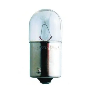 Автолампа Philips Standard R10W BA15s 10 W прозрачная PHILIPS 13814CP