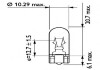 Автолампа Standard W2,5W W2,1x9,5d 2,5 W прозрачная PHILIPS 13960CP (фото 3)