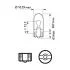 Автолампа Philips W5W W2,1x9,5d 5 W прозрачная PHILIPS 13961B2 (фото 3)