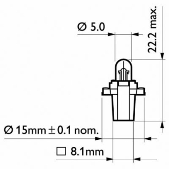 Автомобільна лампа PHILIPS 48396628