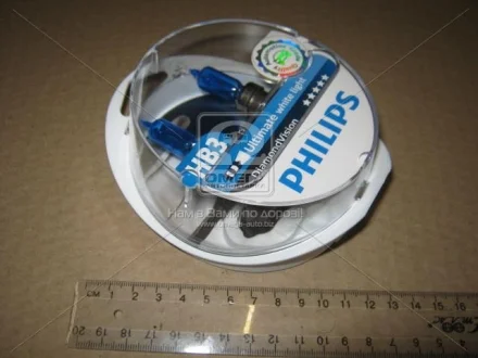 Лампа накаливания HB3 12V 60W P20d Diamond Vision 5000K (к-т) (выр-во Philips) PHILIPS 9005DVS2