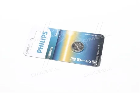 Батарейка CR1616 - 3.0V coin 1-blister (16.0 x 1.6) - Lithium (вир-во Philips) PHILIPS CR1616/00B