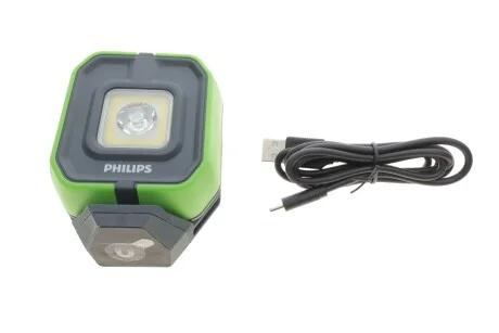Фонарик-прожектор Xperion 3000 Flood Mini (6000K/500lm/200lm/300lm/поворот 180°/крюк 180°/магнит) PHILIPS X30FLMI