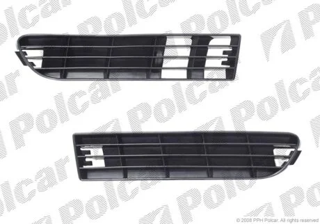 Накладка бампера переднього ліва під птф AUDI A6 94-97 Polcar 132627-1