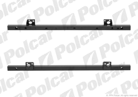 Усилитель переднего бампера нижняя часть Fiat Doblo 09-15; OPEL Combo D 11-18 Polcar 304207-4