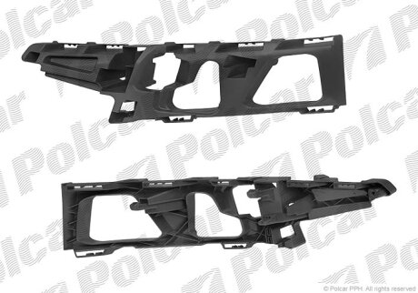 Кронштейн переднього бампера лівий FORD Mondeo IV 07-15 Polcar 32D107-5