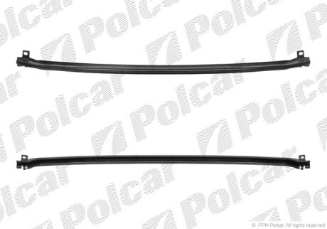 Підсилювач переднього бампера VW Polo 09-18 Polcar 95330713