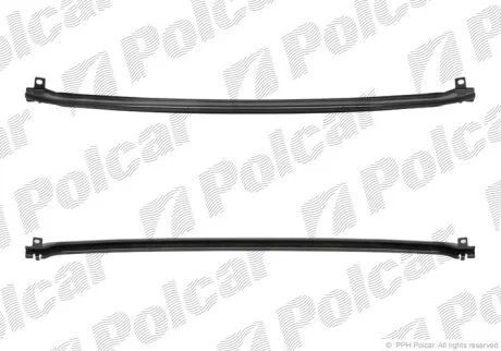 Підсилювач переднього бампера VW Polo 09-18 Polcar 95330713