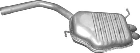 Глушитель, алюм. сталь, задн.часть Audi A4 1.9 TDi Turbo Diesel 04/01-06/04 sedan, combi Polmostrow POLMOSTROW 01.130