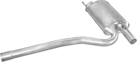Резонатор (средняя часть) алюминизированная сталь Audi A4 1.8 (94-01) Polmostrow POLMOSTROW 01.17