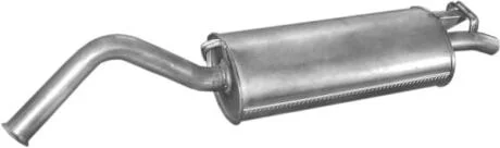Глушитель алюм. сталь, задн. часть Audi 100 84-91/200 84-85 2.2/2.3 Avant kat Polmostrow POLMOSTROW 01.86