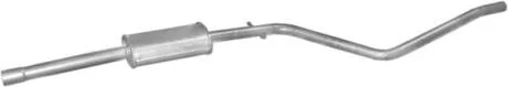 Глушитель алюм. сталь, средн. часть Dacia Logan/ Renault Logan 1.4/1.6i 03- Polmostrow POLMOSTROW 02.08
