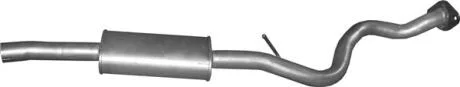 Глушитель, алюм. сталь, средн.часть BMW E90-318i, E91-318i Polmostrow POLMOSTROW 03.15